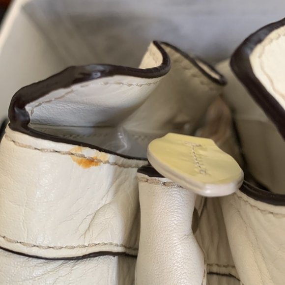 Coach white pebbled leather satchel - Picture 13 of 14